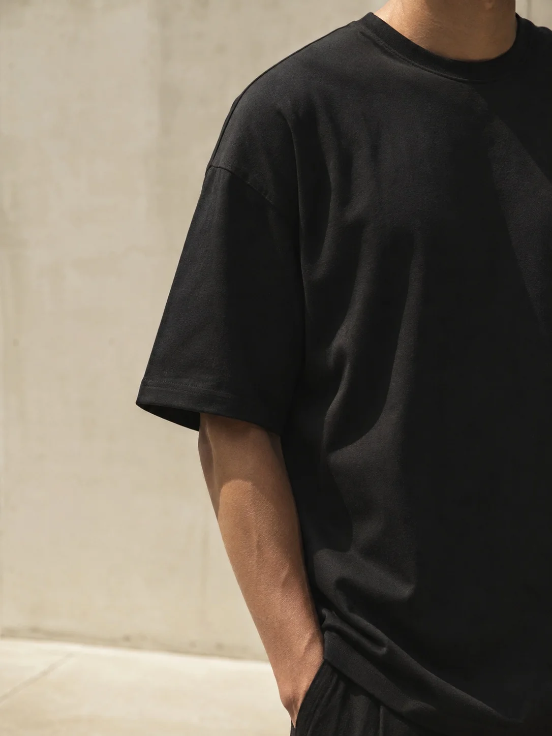 T-Shirts & Tops – schwarzes Oversized T-Shirt